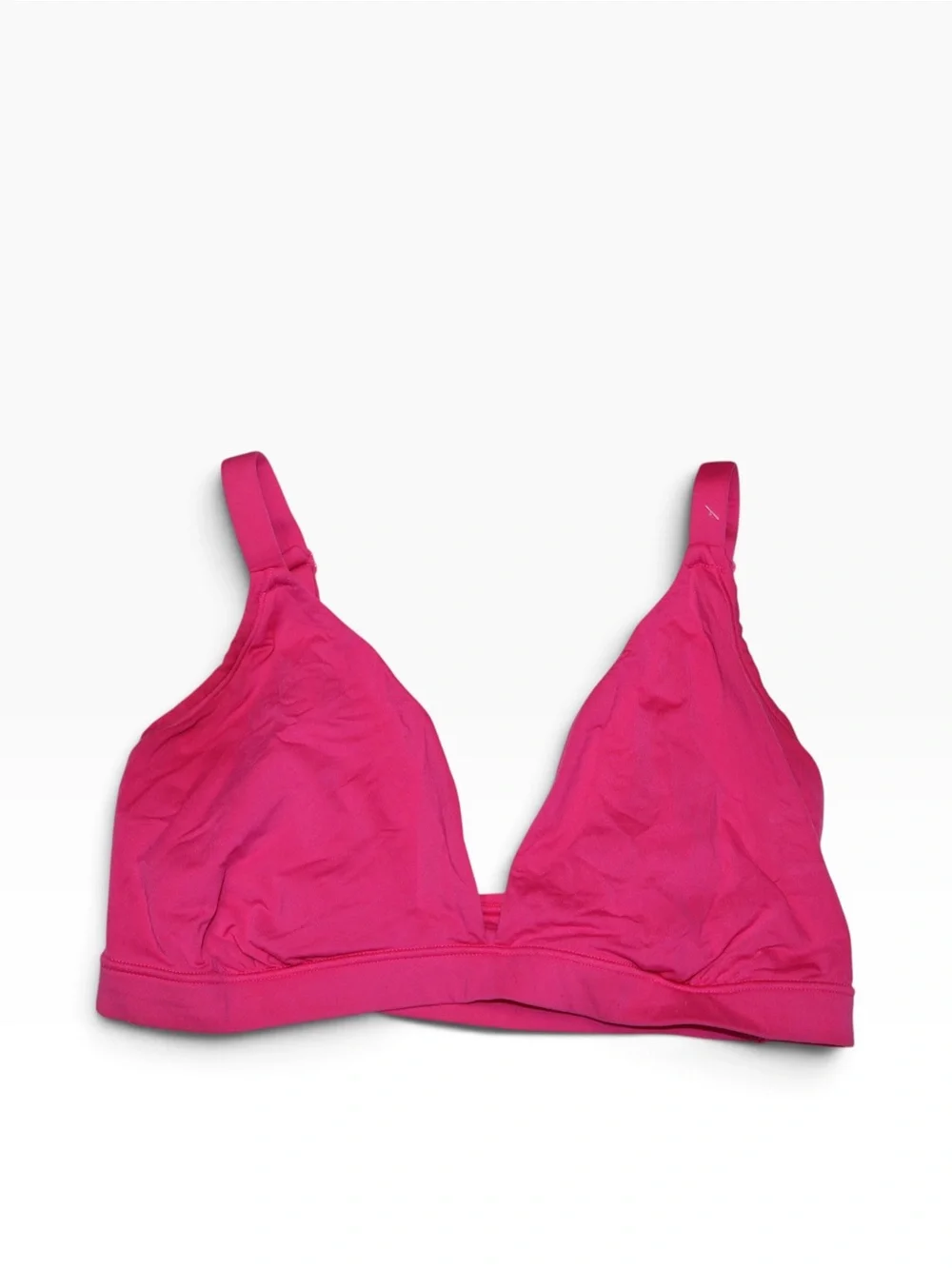 VS PINK Smooth Plunge Bralette - Vibrant Pink - Size S-DD (EUC)